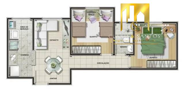 Apartamento à venda com 2 quartos, 48m² - Foto 18